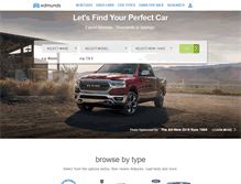Tablet Screenshot of edmunds.com